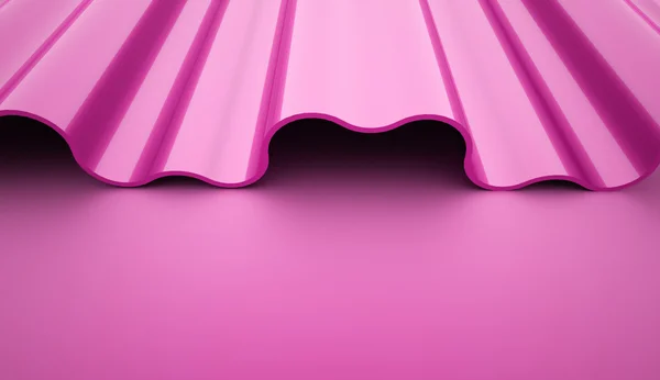 Abstracto rosa ondas fondo renderizado —  Fotos de Stock