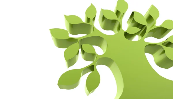 Abstracte groene boom bedrijfsconcept — Stockfoto