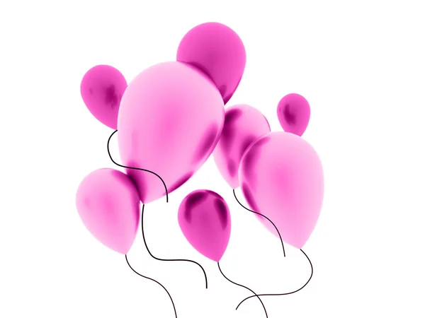 Pink balloons concept — Stock Photo, Image