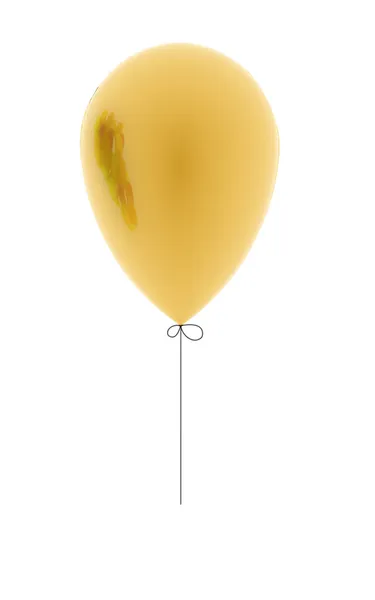 Yellow balloon concept — Stock Photo, Image