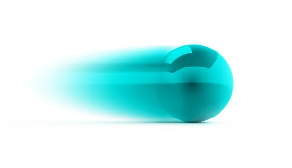 青い球をレンダリング — ストック写真
