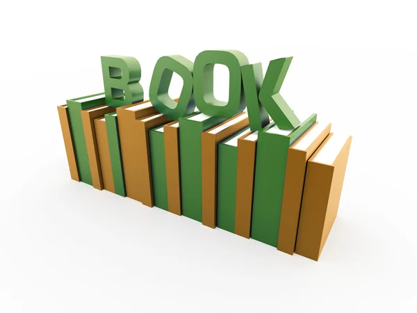 Libros con texto de libro con ellos — Foto de Stock