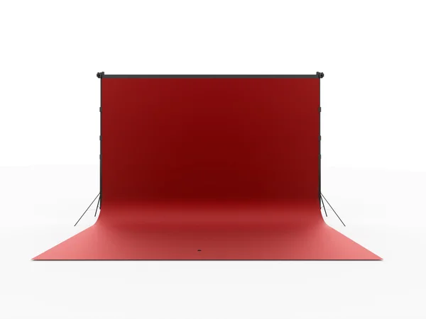 Red photo stage — Stock Photo, Image