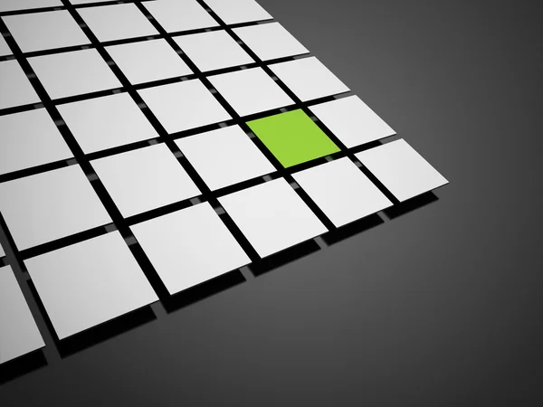 Groene abstracte kubussen achtergrond — Stockfoto