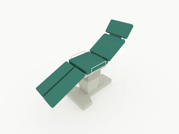 Dişçi koltuğu işlenen izole — Stok fotoğraf
