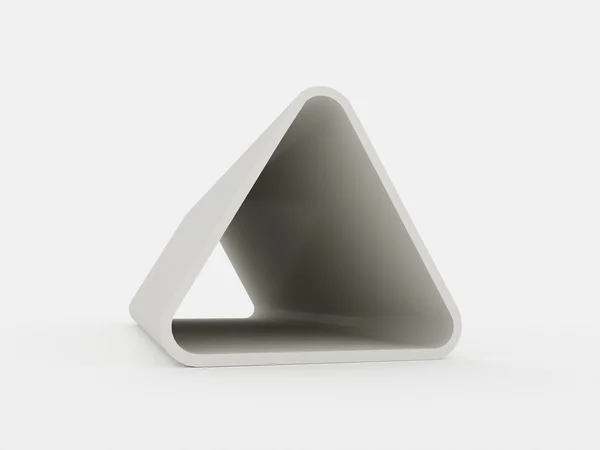 Elemento triangolare isolato — Foto Stock