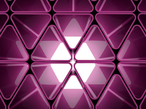 Треугольный розовый — стоковое фото
