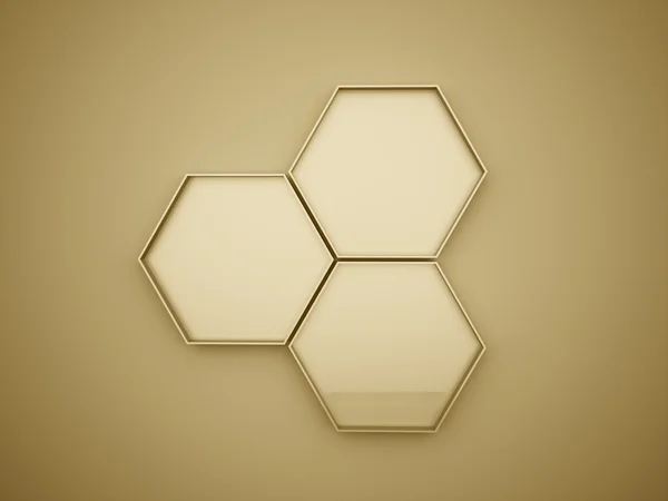 Concept d'entreprise de cellules hexagonales — Photo