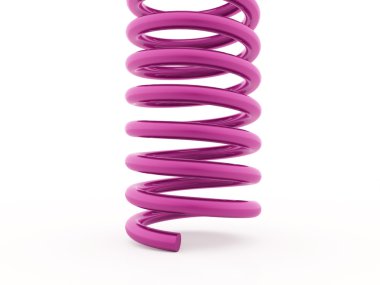 pembe sarmal string Render izole