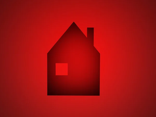 Red house — Stock Photo, Image