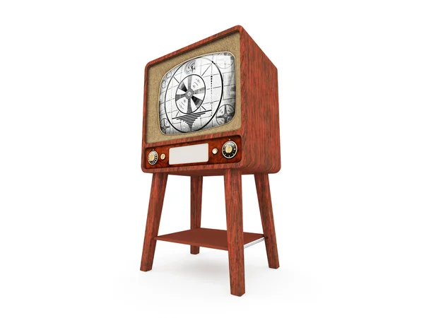 Gamla vintage tv — Stockfoto