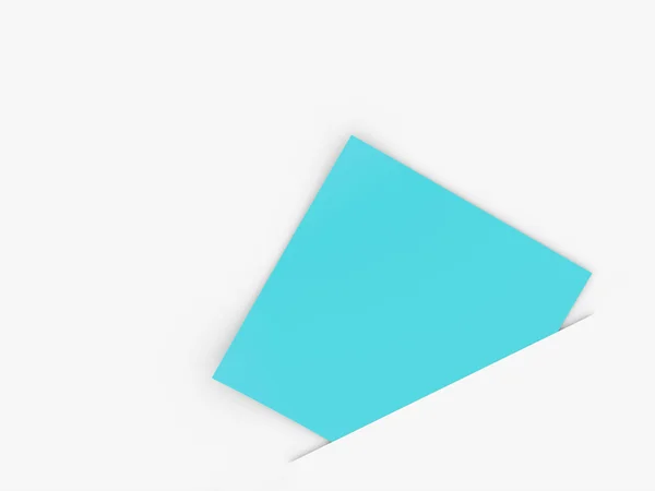 Concepto de negocio de papel de nota azul — Foto de Stock