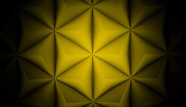 Amarelo poligonal — Fotografia de Stock