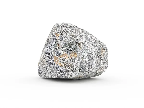 Rock rendered and isolated — Stock Photo, Image