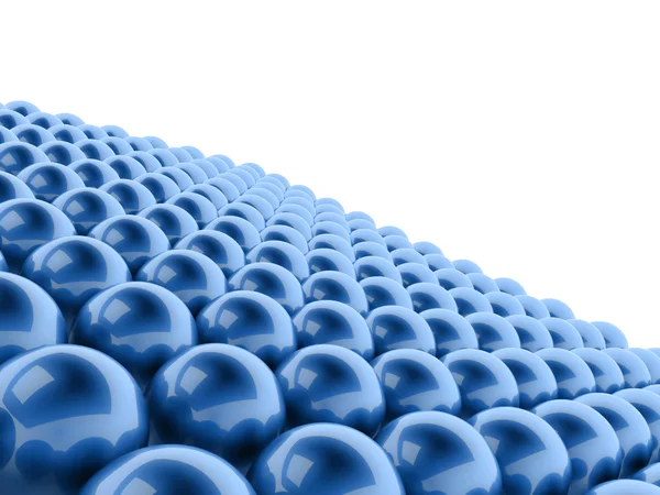 Modré abstraktní koule — Stock fotografie