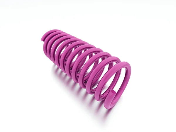Conceito de corda em espiral isolado — Fotografia de Stock