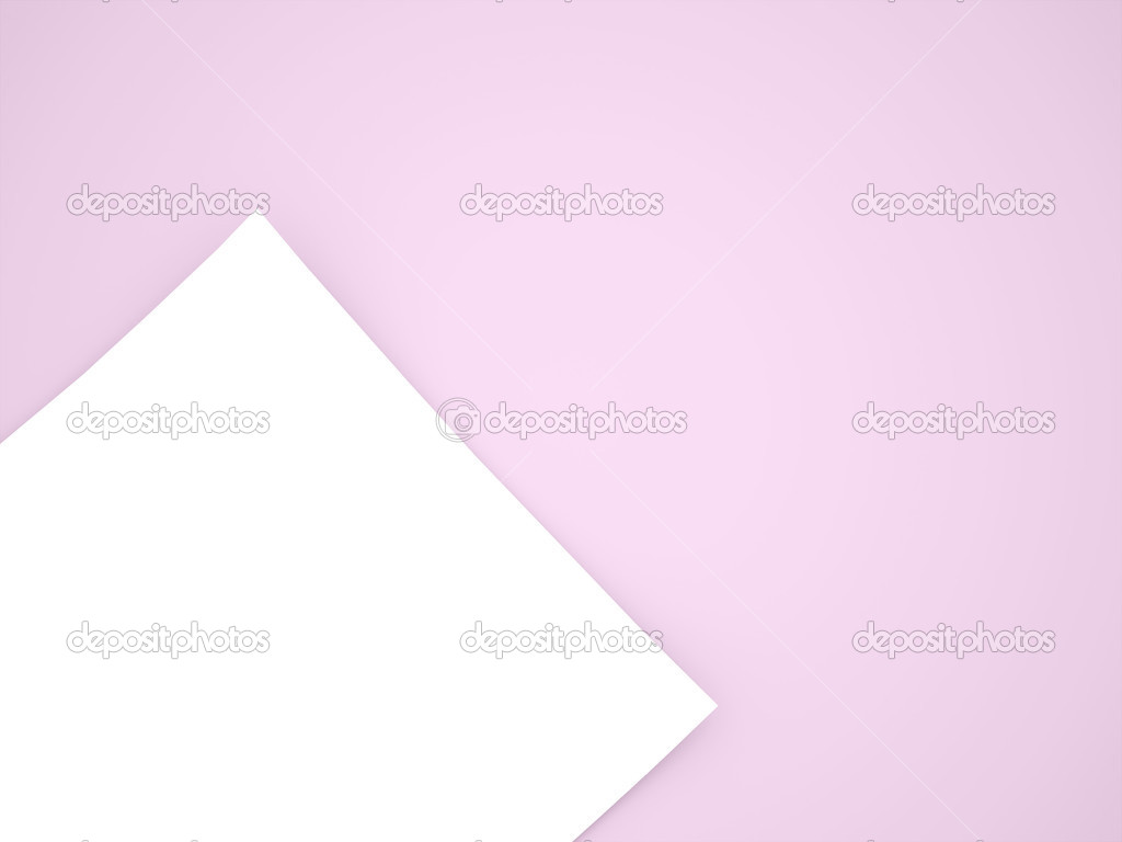 Note paper blank on pink