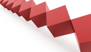 Kırmızı küpler simgesi