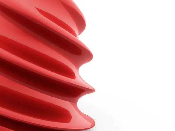 Red abstract waves background — Stock Photo, Image