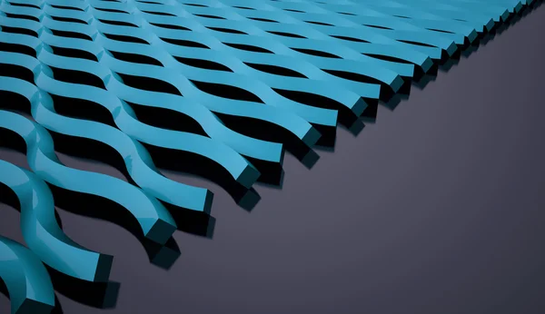 Blue mesh on black background concept — Stock Photo, Image