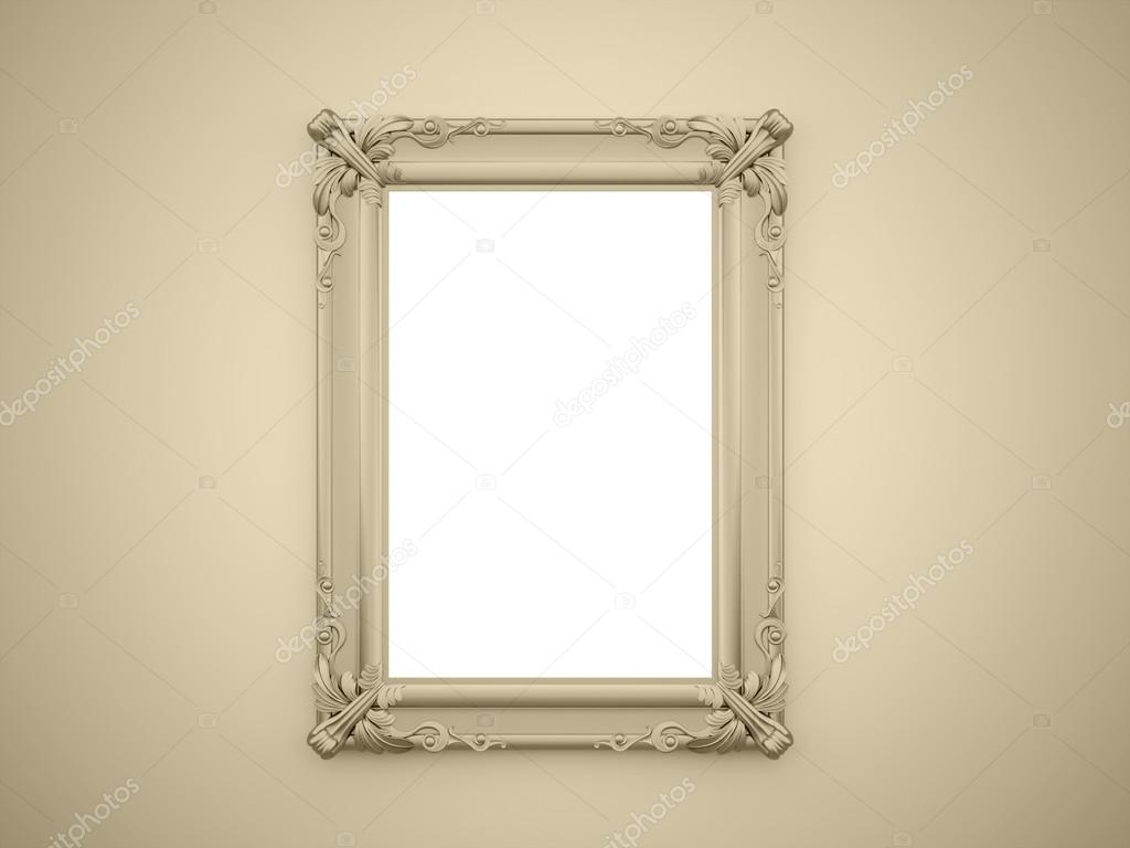 Yellow mirror frame 