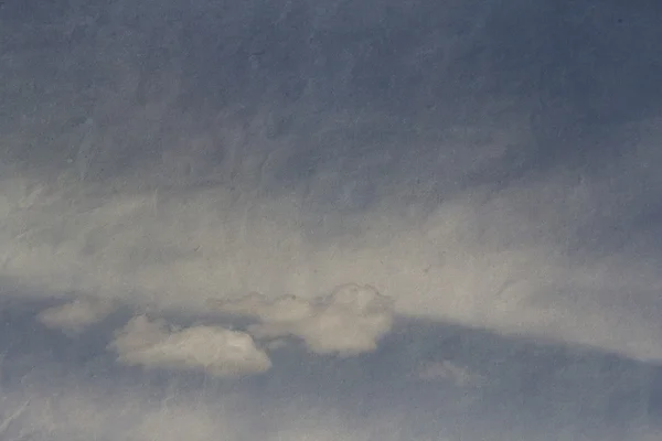 Lonely clouds in the sky, vintage, texture paper, ease, easiness — Stock Photo, Image