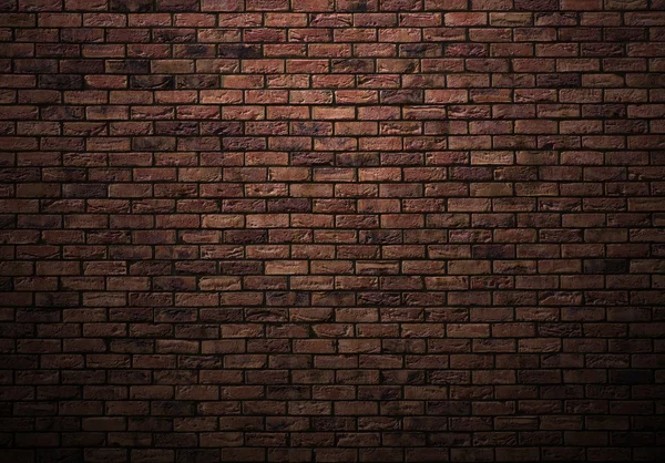 Eski tuğla duvar loş — Stok fotoğraf