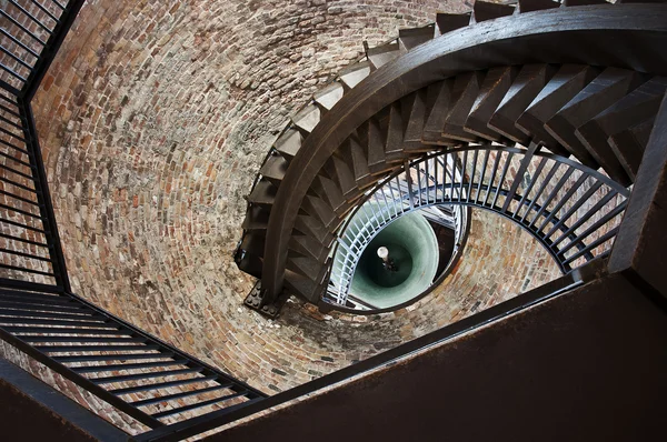 Всередині torre dei Ламберт у Вероні — стокове фото