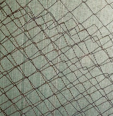 Metal ağ çiti ve sentetik kumaş. Sanayi geçmişi.