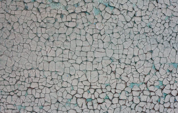 Old Cracked Gray Blue Paint Rich Texture Background — Fotografia de Stock