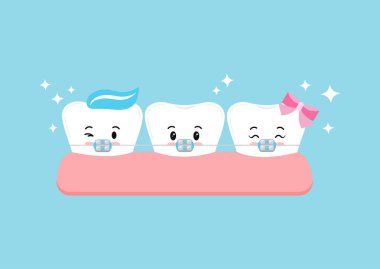 Spor salonunda diş teli takan sevimli bir kadın..