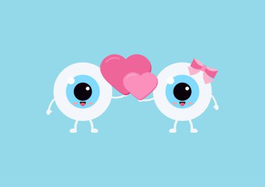 Göz bebekleri birbirine aşık..