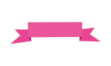 Dekoratif pembe kurdele