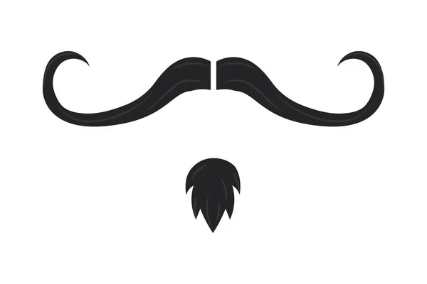 Icono de bigote bandito — Archivo Imágenes Vectoriales