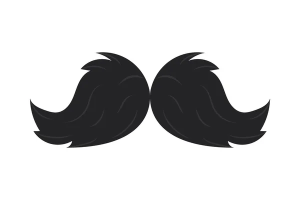 Icono del bigote magnate — Archivo Imágenes Vectoriales