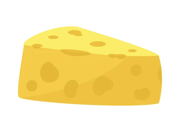 Icône morceau de fromage — Image vectorielle