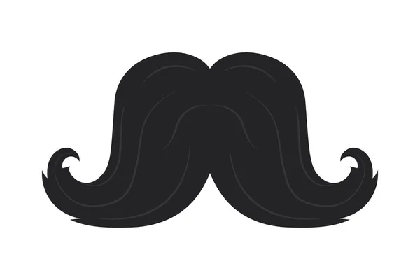 Valross mustasch ikon — Stock vektor