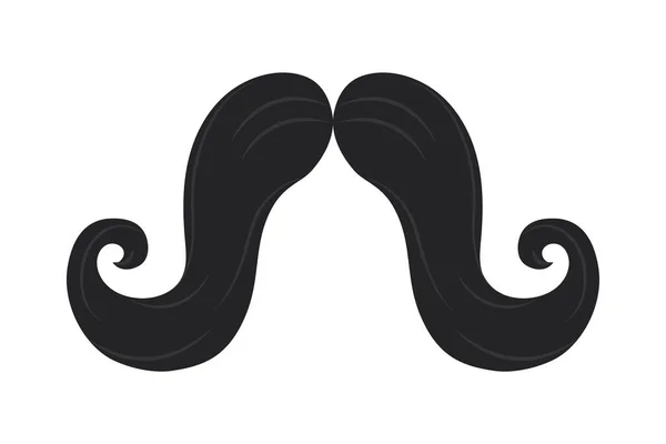 Icône moustache guidon — Image vectorielle