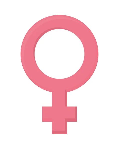 Simbolo femminile icona — Vettoriale Stock