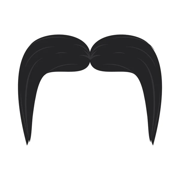 Hästsko mustasch ikon — Stock vektor
