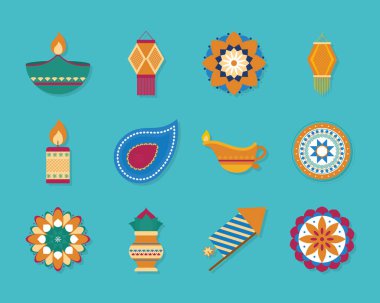 Diwali simge seti