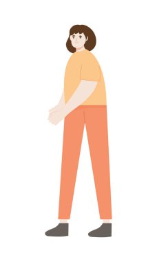 kadın ayakta simgesi