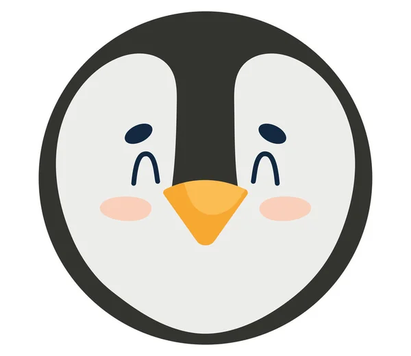 Disegno del pinguino carino — Vettoriale Stock