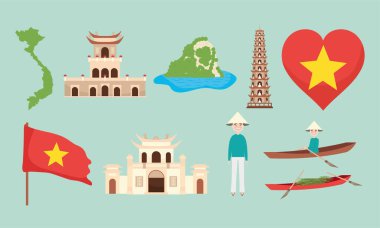 Vietnam Icon set