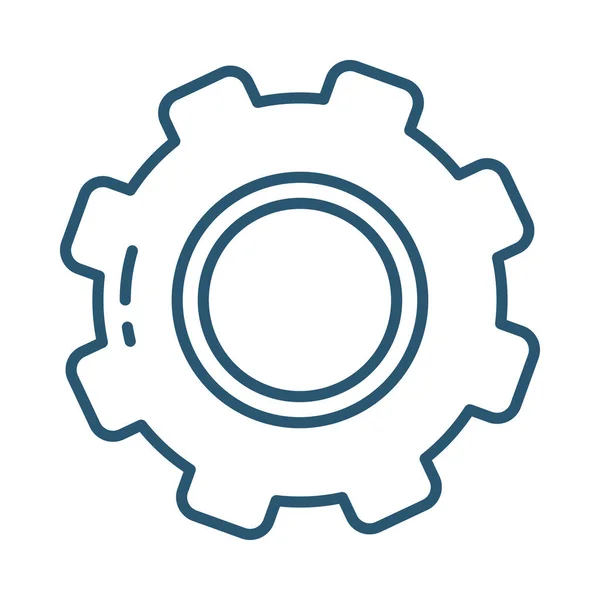 Gear wheel icon — Stock Vector