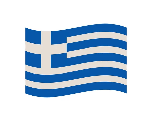 Design der griechischen Flagge — Stockvektor