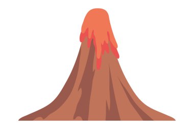 patlayan yanardağ simgesi