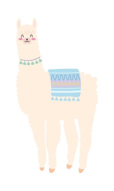 Tatlı lama çizgi filmi.