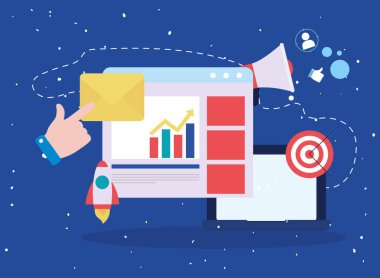 Güzel pazarlama posteri