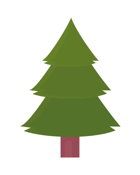 Ícone de árvore de pinho — Vetor de Stock
